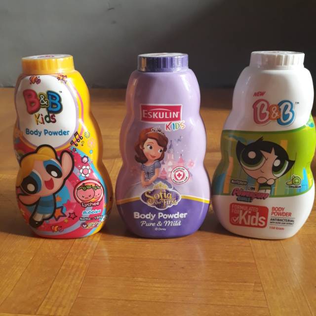 Eskulin kids body powder/bedak 150g