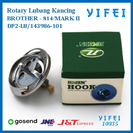 Rotary Lubang Kancing BROTHER 814 YIFEI-10035/DP2-LB/143986-101