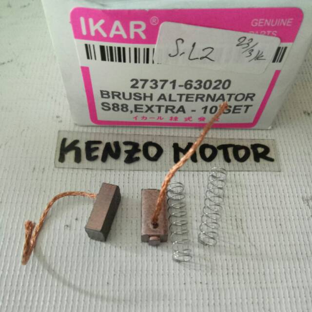 ARANG BRUSH COOL DINAMO AMPER ALTERNATOR CARRY EXTRA S88 ZEBRA