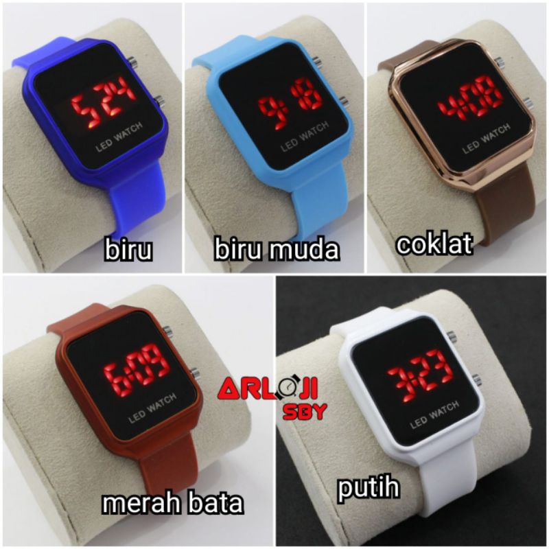 JAM TANGAN WANITA LED WATCH MURAH JAM LED GEAR