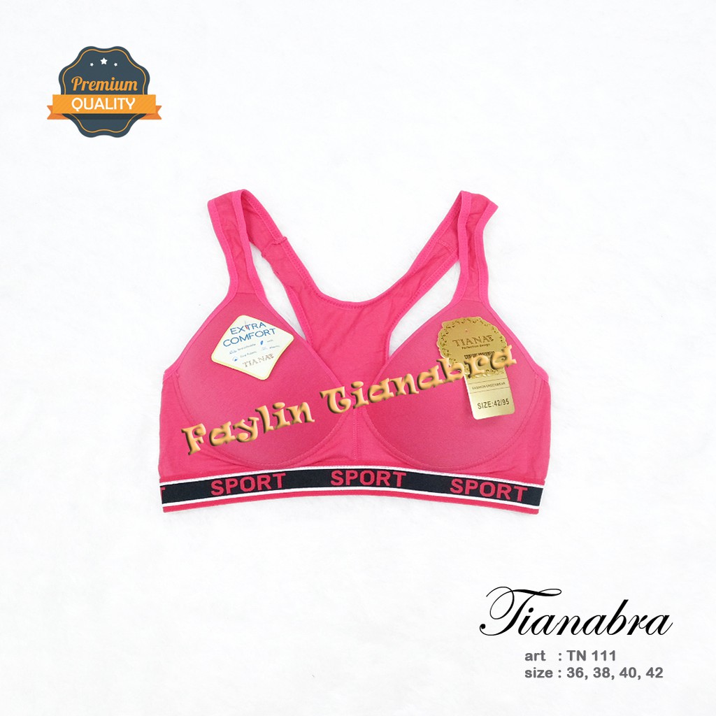 TIANA | Sport BRA Busa Tipis / Atasan Sport Busa / BH Sport / art TN MS 111