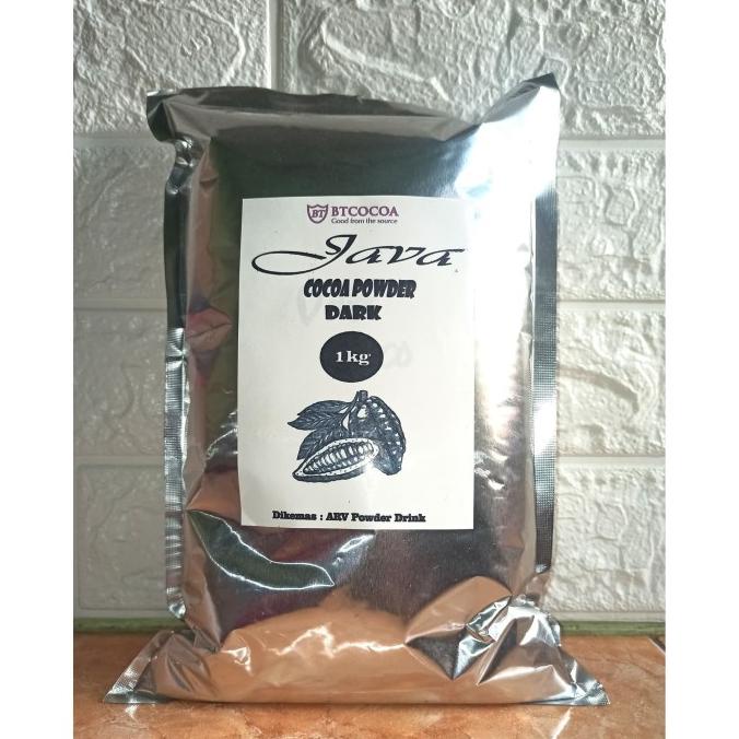 

JAVA COCOA DARK / DARK COCOA / COKLAT BUBUK / Reapack 1Kg TERLARIS TERPERCAYA ORIGINAL