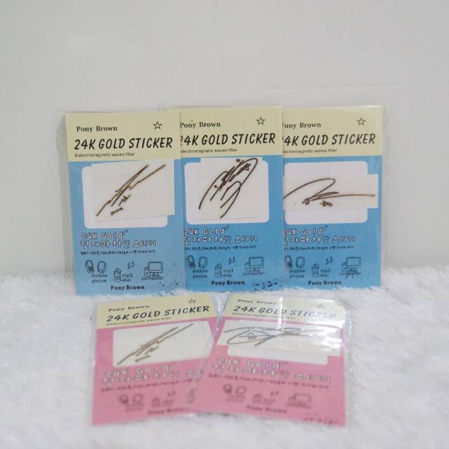 SHINee 24K Gold Sticker - Antiradiation