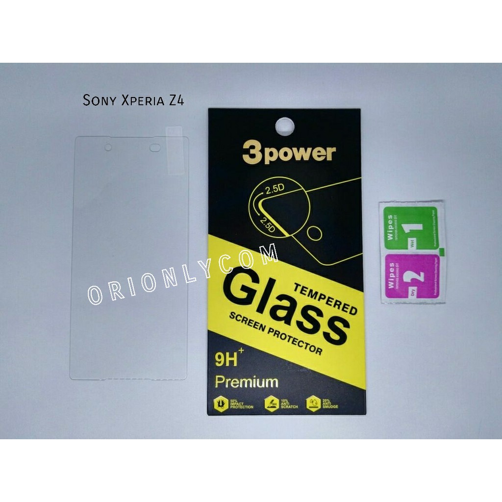 3 Power Tempered Glass - Sony Xperia Z4 / Xperia Z3 Plus / Xperia Z3+