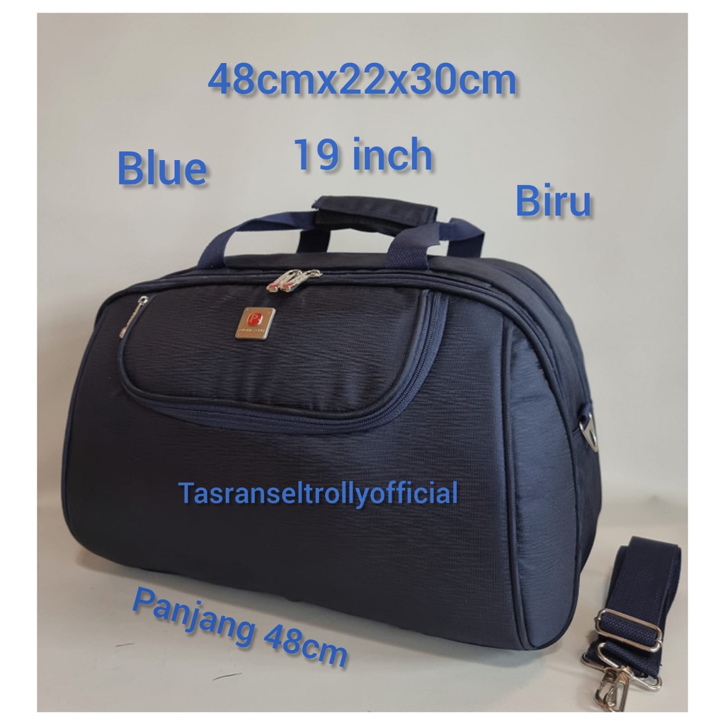 Tas Pakaian Travel Bag Polo Interclub 48cmx22x30 medium size original