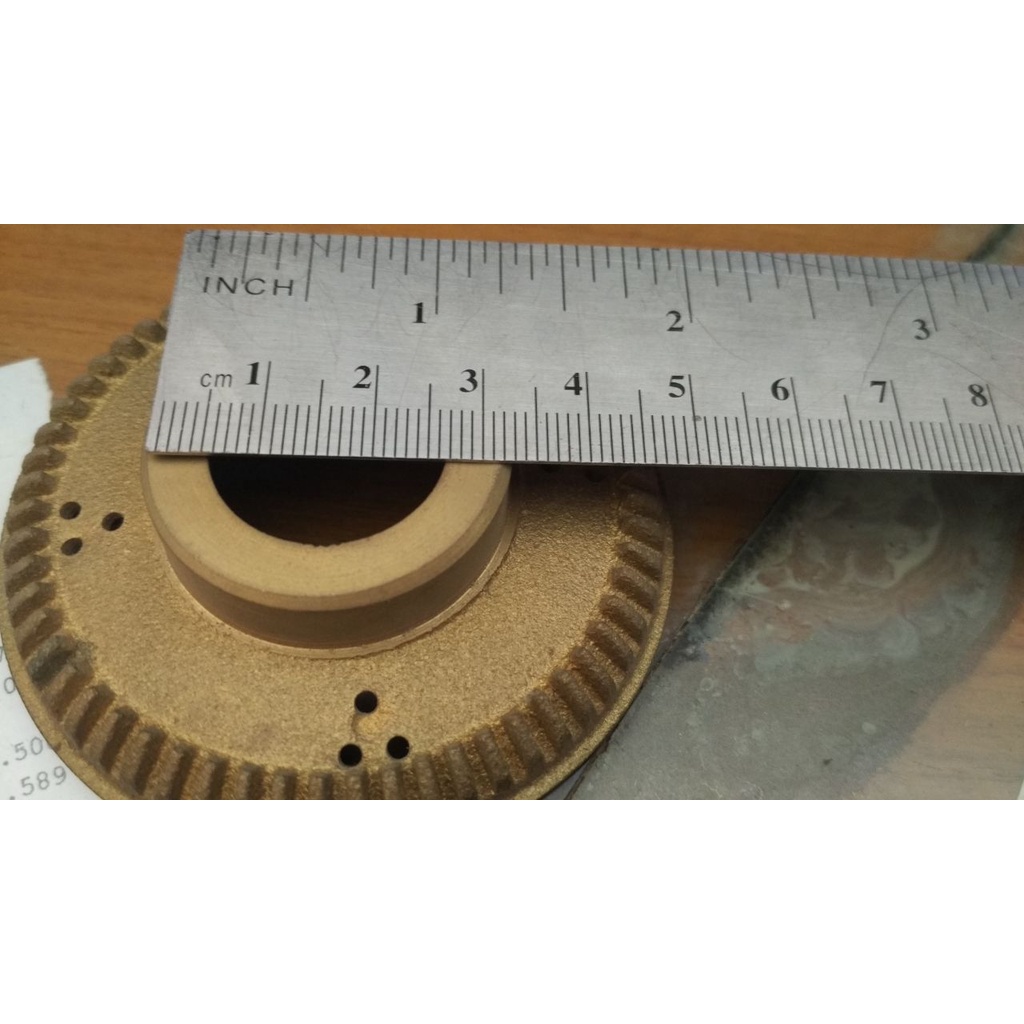 MAWAR KOMPOR GAS RINNAI  BESAR KUNINGAN