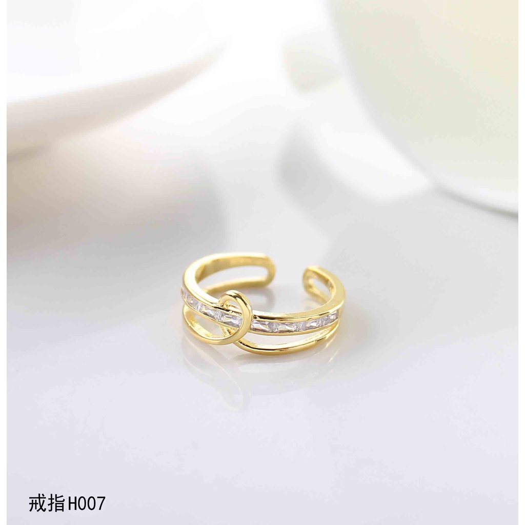 Cincin Titanium Permata Fashion Jewelry 007/018