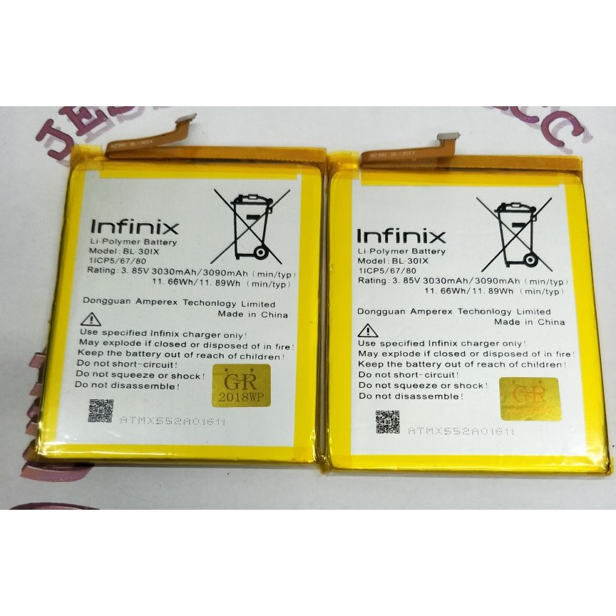 Battery Batre Baterai Infinix Zero 3 X552 BL-30IX BL30IX BL 30IX