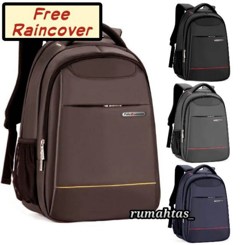 Tas Ransel Sekolah  Bara Up to 14 inch - Tas Pria Tas Wanita Model TUMI Terbaik