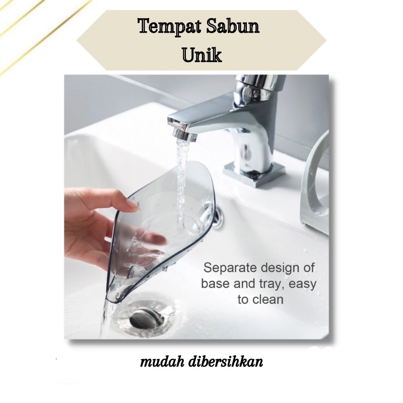 Tempat Sabun Unik Bentuk Daun / TEMPAT SABUN DAUN/Tatakan Sabun Mandi