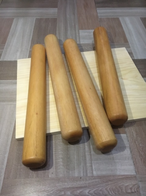 Gilingan Adonan 40cm Rol Kue 40cm Gilingan Roll Kayu Rolling Kayu Mahoni