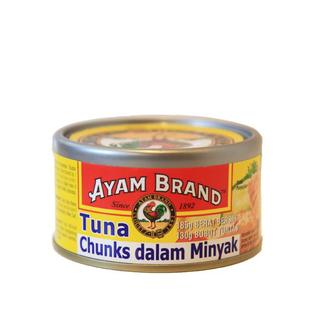 

Ayam Brand Tuna Chunks dalam minyak 150gram x 3 kaleng PAKET EKONOMIS