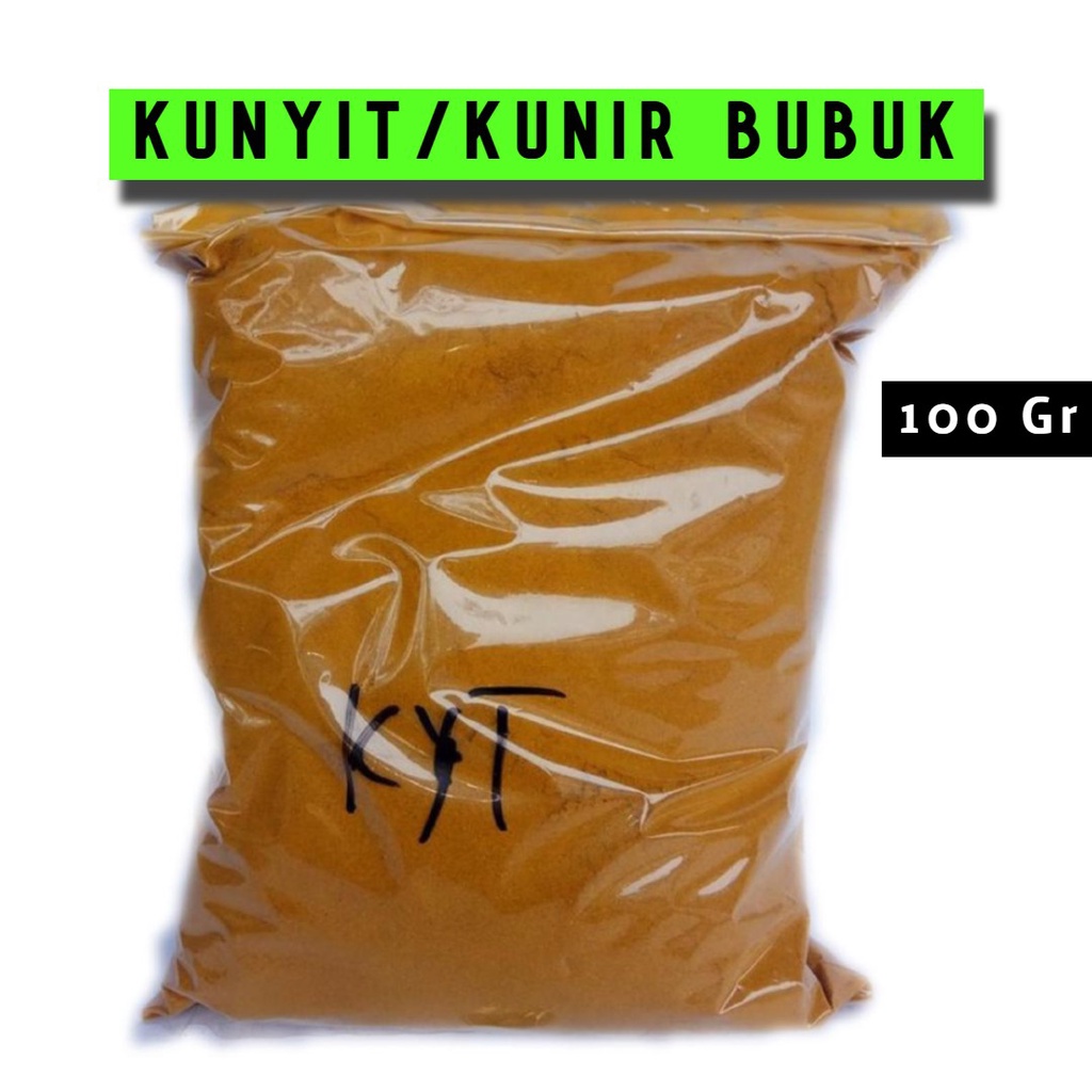 Jual Kunyit Bubuk Kunir Bubuk 100 Gr | Shopee Indonesia