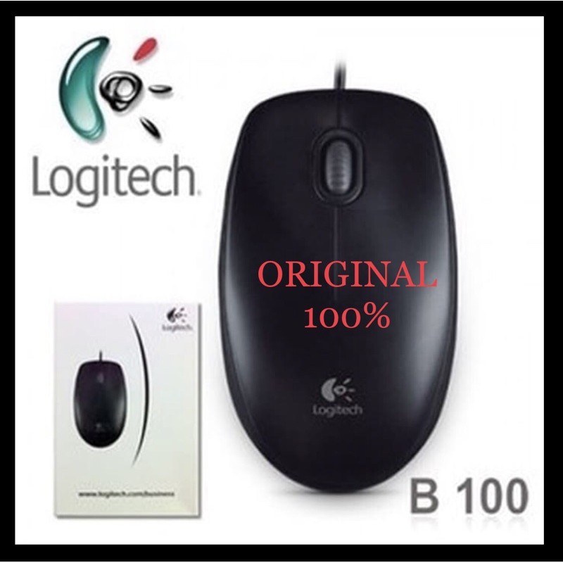 LOGITECH Mouse Kabel USB B-100/Mouse Logitech Kabel B100