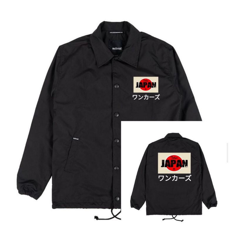 JKT DST-jacket erigo Unisex jaket coach Jepang original wangkers windbreaker JAPAN Tulisan & Bendera