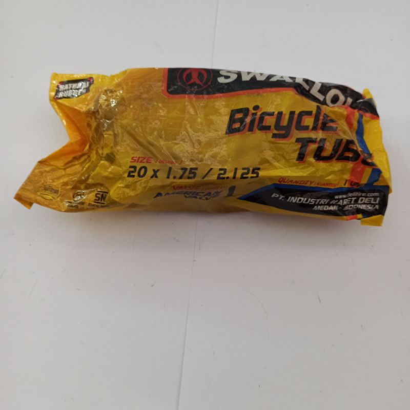 Ban Dalam Sepeda Anak BMX,Mini,Lipat Ukuran 20 Swallow