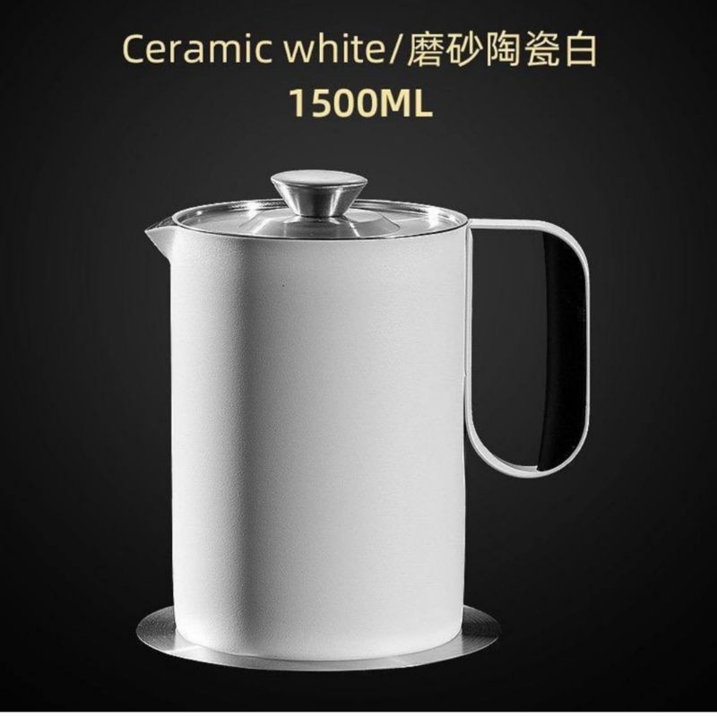 READY ( Siap KIRIM ) Elegan Oil Filter Pot 1.500 ML warna PUTIH