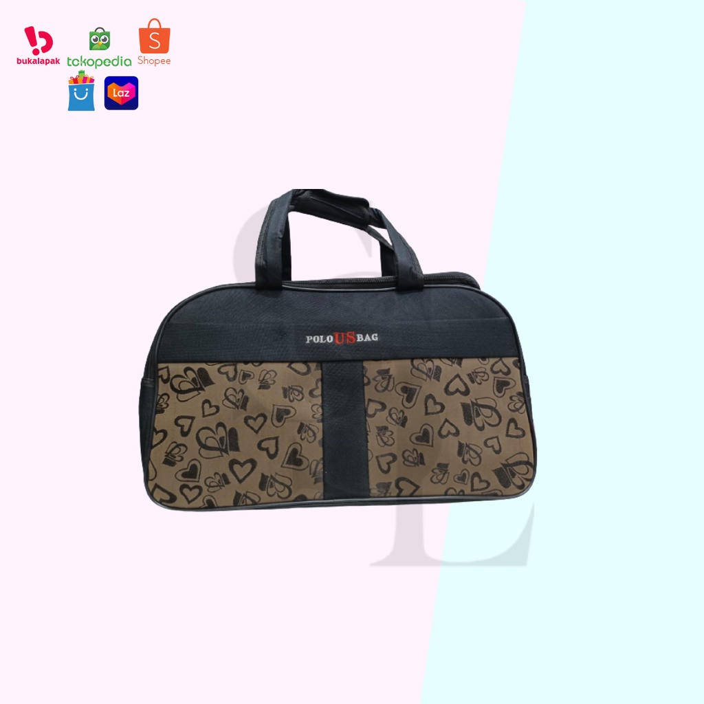 TAS PAKAIAN / TRAVEL BAG NO TROLLY / TANPA PAPAN / TAS TENTENG UKURAN 18+22 INCH