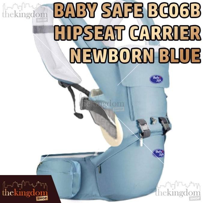 Ready Stock ! Baby Safe Bc06B Hipseat Carrier Newborn Blue Gendongan Multifungsi Termurah