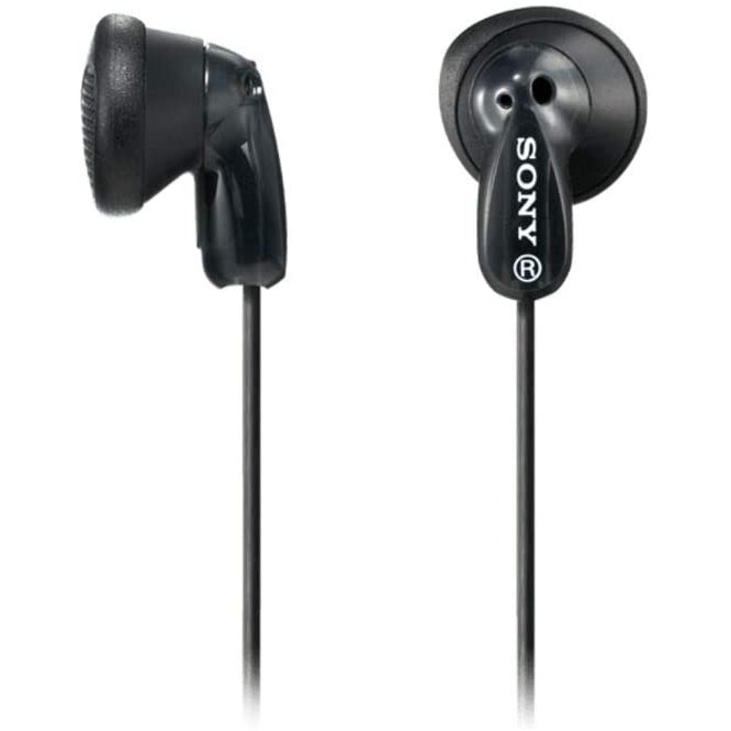 Earphone Sony MDR-E9LP Wire Headset Entry In-Ear No Microphone- Black Earphone