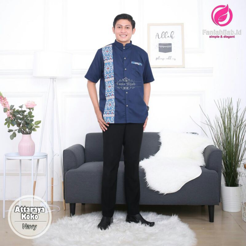 Koko Batik Toyobo Sarimbit Attaraya Fania Hijab