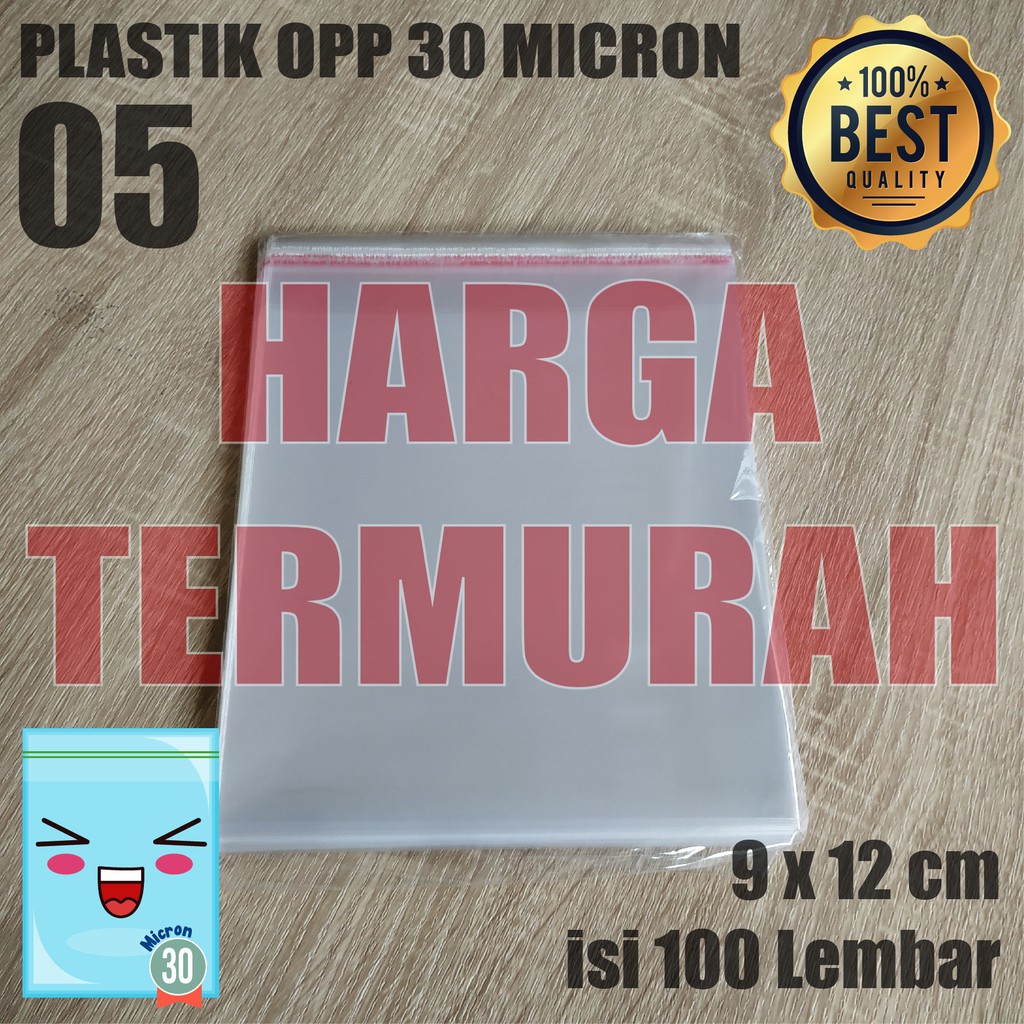 

PLASTIK OPP TEBAL 9 x 12 cm 30 Micron (0,5) PLASTIK KEMASAN / PLASTIK MARTABAK MINI