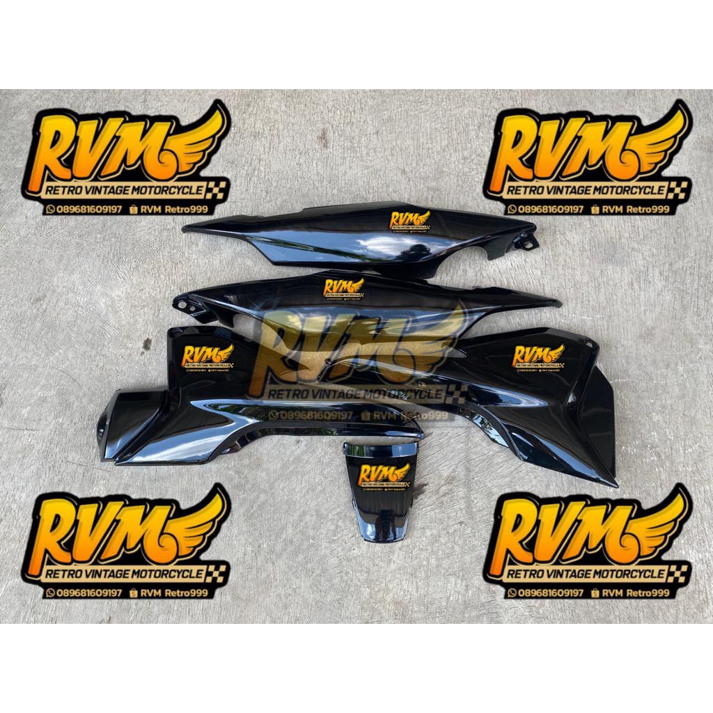 cover bodi belakang megapro new Megapro Primus 2006-2009 set cover bok aki mp new tanpa striping
