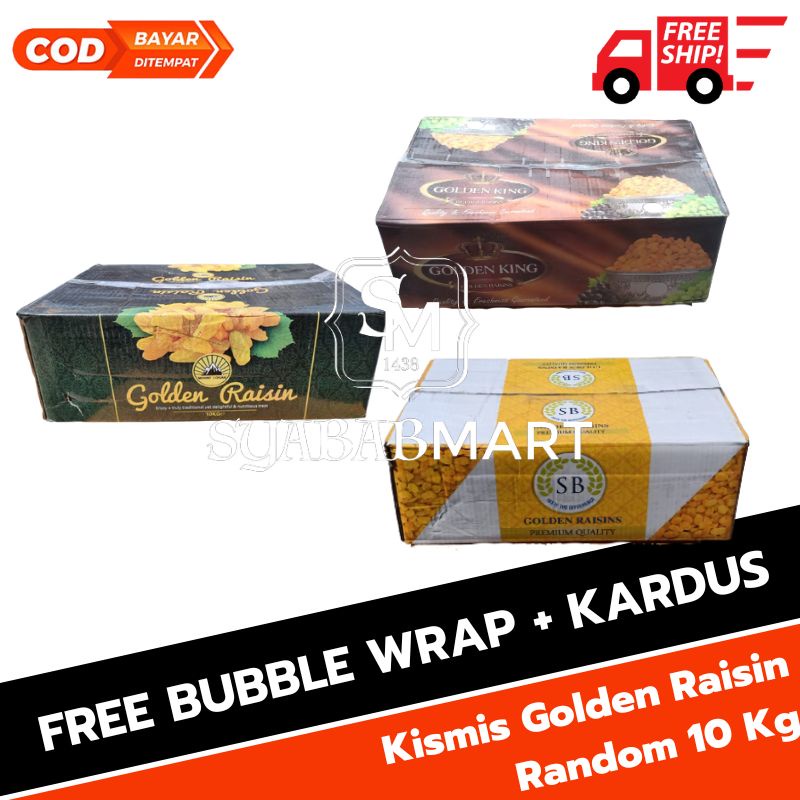 

KISMIS GOLDEN RAISIN 10 Kg KHUSUS GOJEK GRAB / KISMIS ARAB / KISMIS RAISIN / KISMIS / KISMIS EMAS