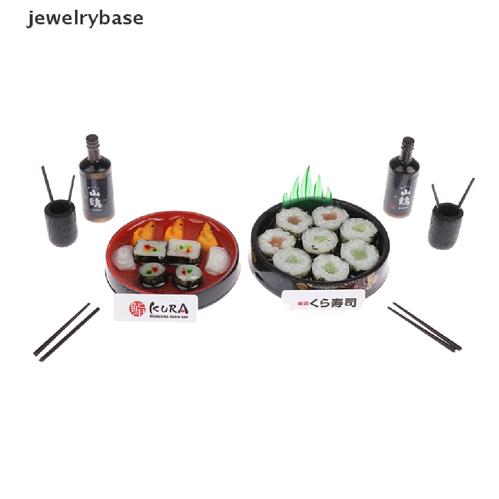 (jewelrybase) Miniatur Sushi Nasi Jepang Untuk Dekorasi Rumah Boneka