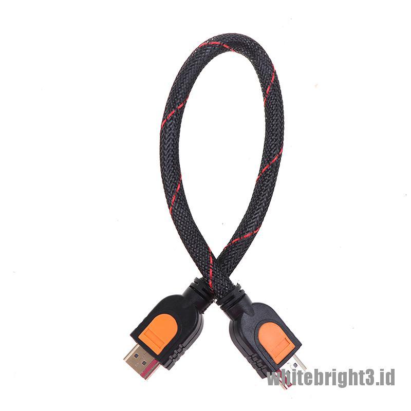 &lt; White3 &gt; 1 Kaki Kabel HDMI 1.4 Untuk HD TV 3D 1080p
