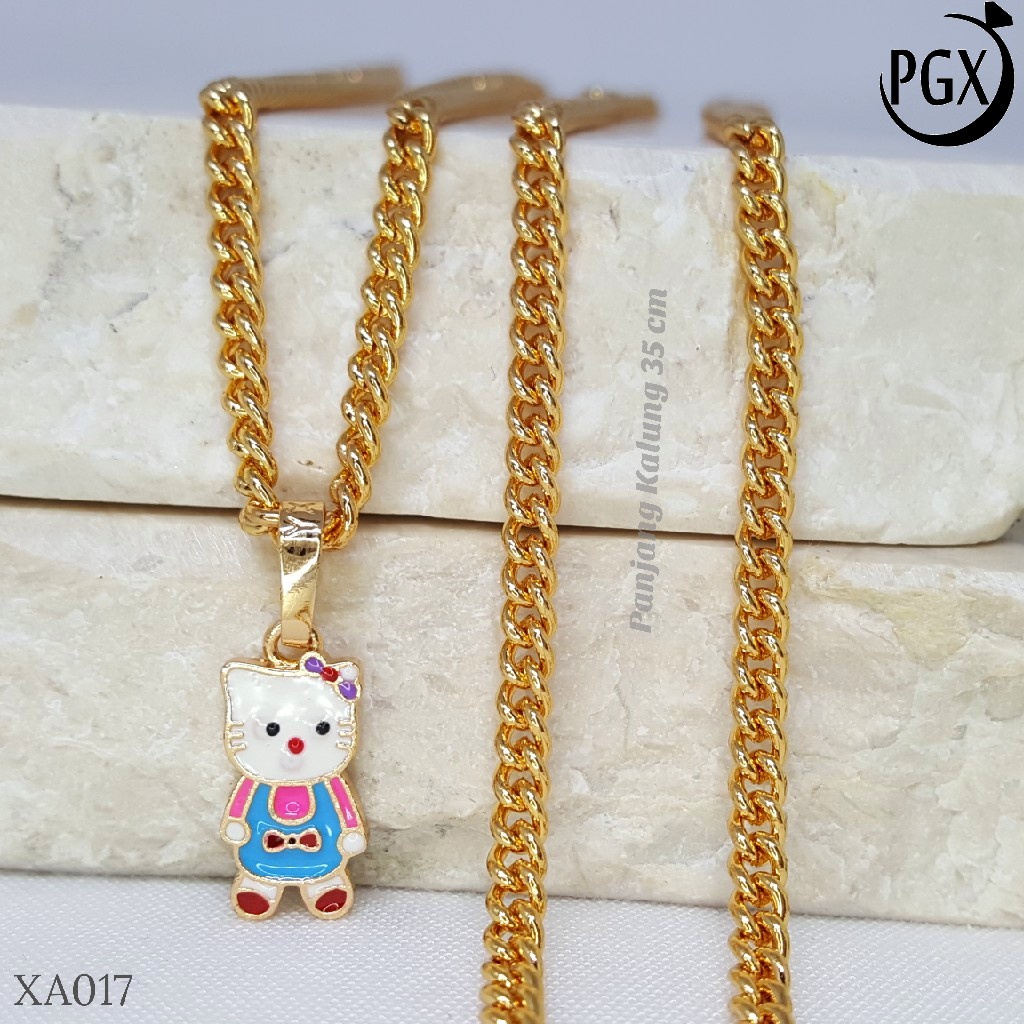 PGX Kalung Anak Perempuan Xuping Lapis Emas Aksesoris Fashion Perhiasan Premium - XA030