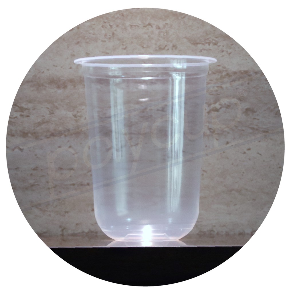 Cup PP Polycup 16oz NTR - Capsule / Oval ( 1 slove )