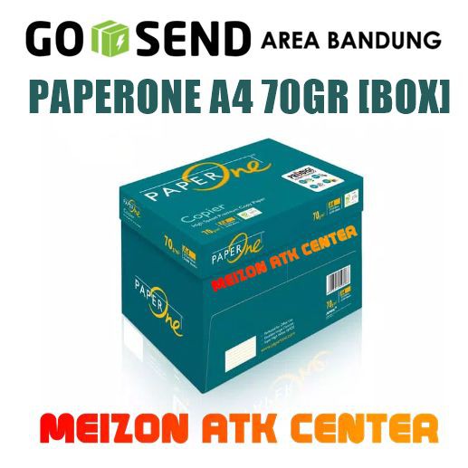 

Unik KHUSUS GO-SEND TERMURAH! Kertas PAPERONE A4 70 Gram Office Paper [BOX] terbaik