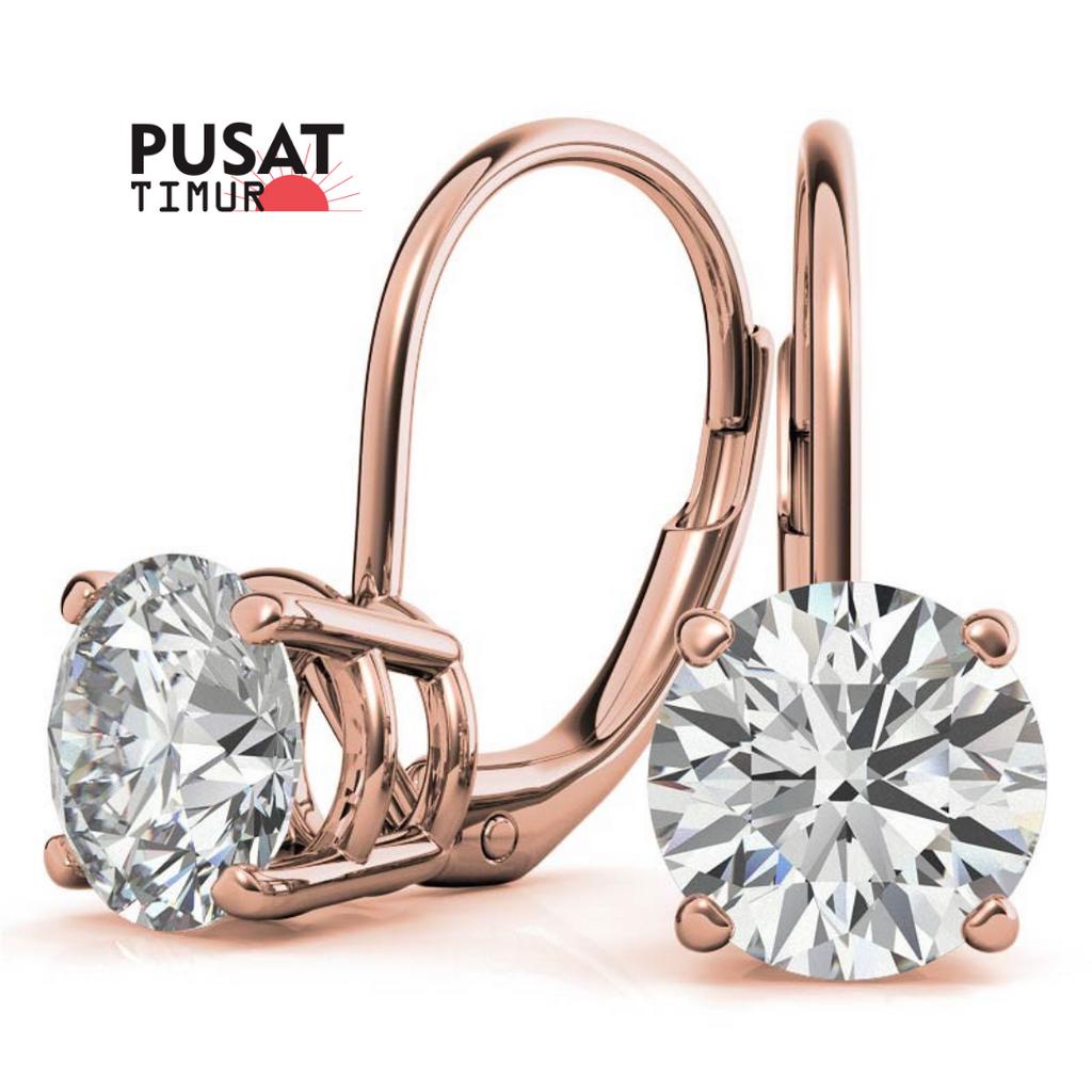 2 Pcs Anting Xuping Jepit Desi Wanita Elegant Hook I PUSAT TIMUR