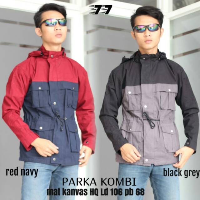 Parka cowok kombi bisa cod