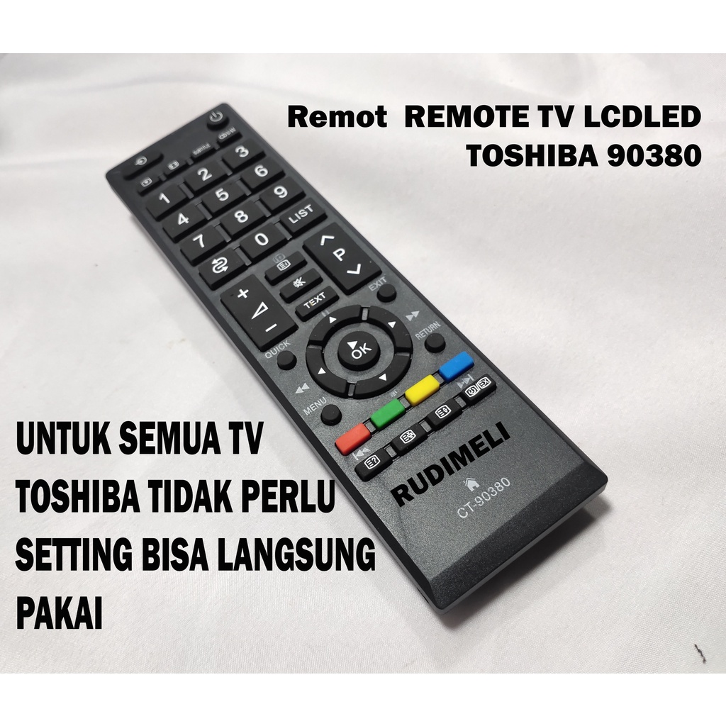 Remot TV LED / REMOTE TV LCD REMOT LED TOSHIBA 90380