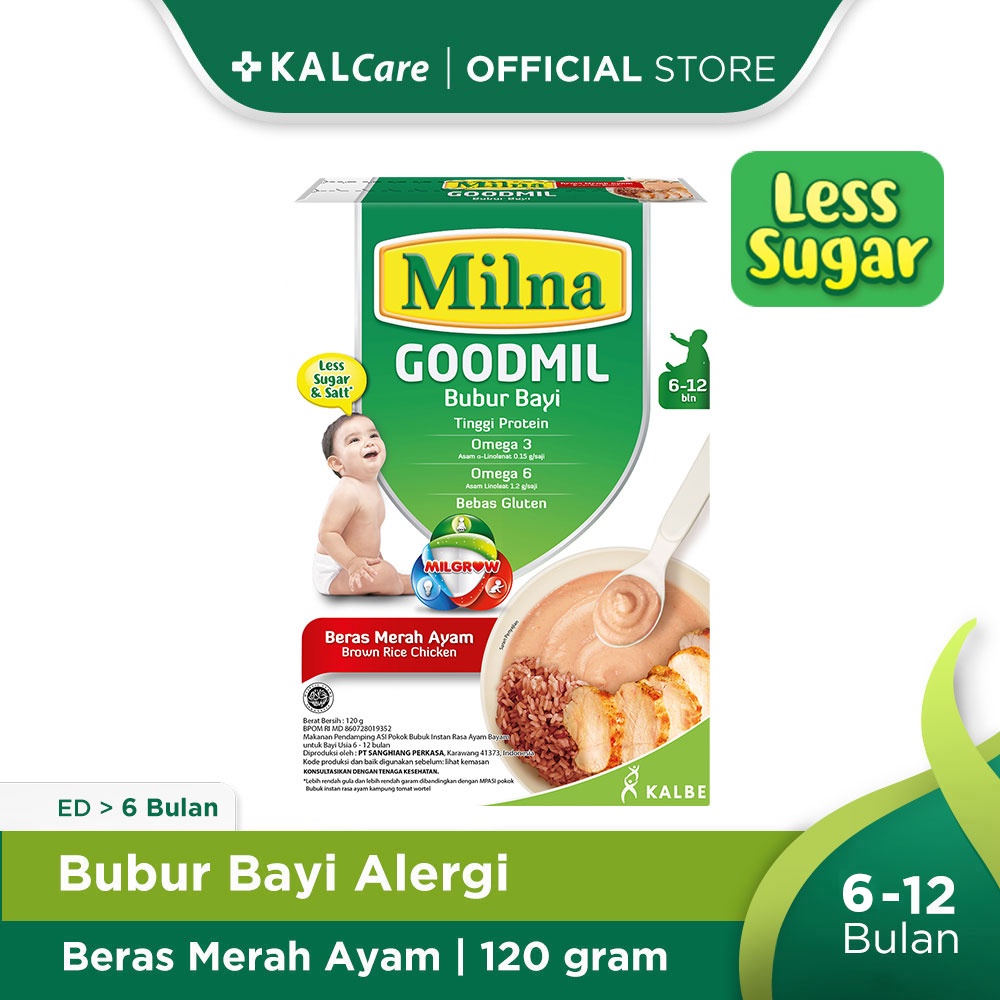 

Goodmil Bubur Khusus Beras Merah Ayam 120gr