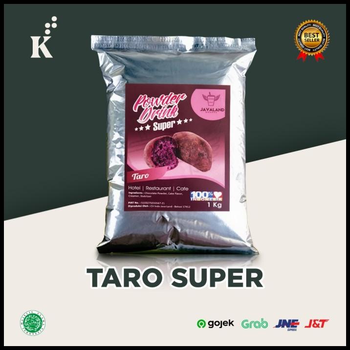 

Bubuk Minuman Bubble Powder Drink Rasa Taro Super Javaland 1Kg