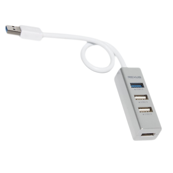 Rexus USB HUB V.3.0 1 Port V.2.0 3 Port H320 4 Port - RXH-320