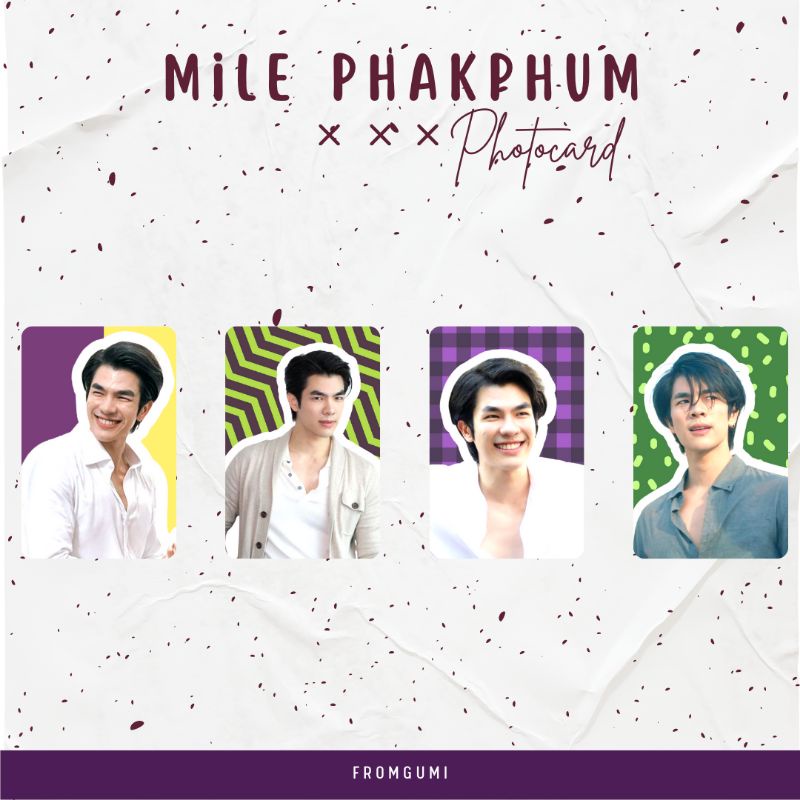 PHOTOCARD ACTOR THAILAND MILE PHAKPHUM