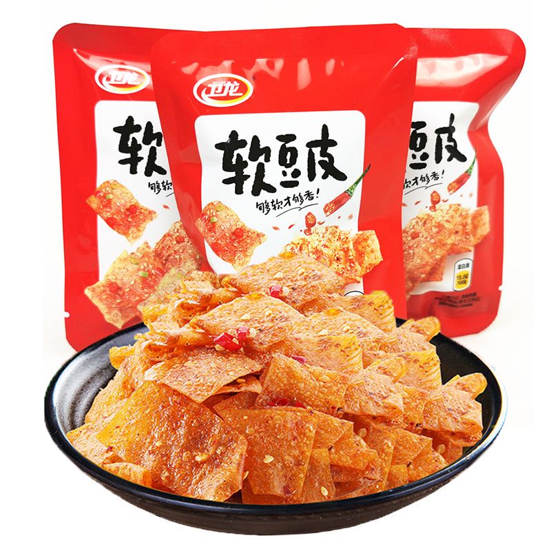 (HALAL) 卫龙 软豆皮 Wei Long Soft Bean Tofu Skin 20g