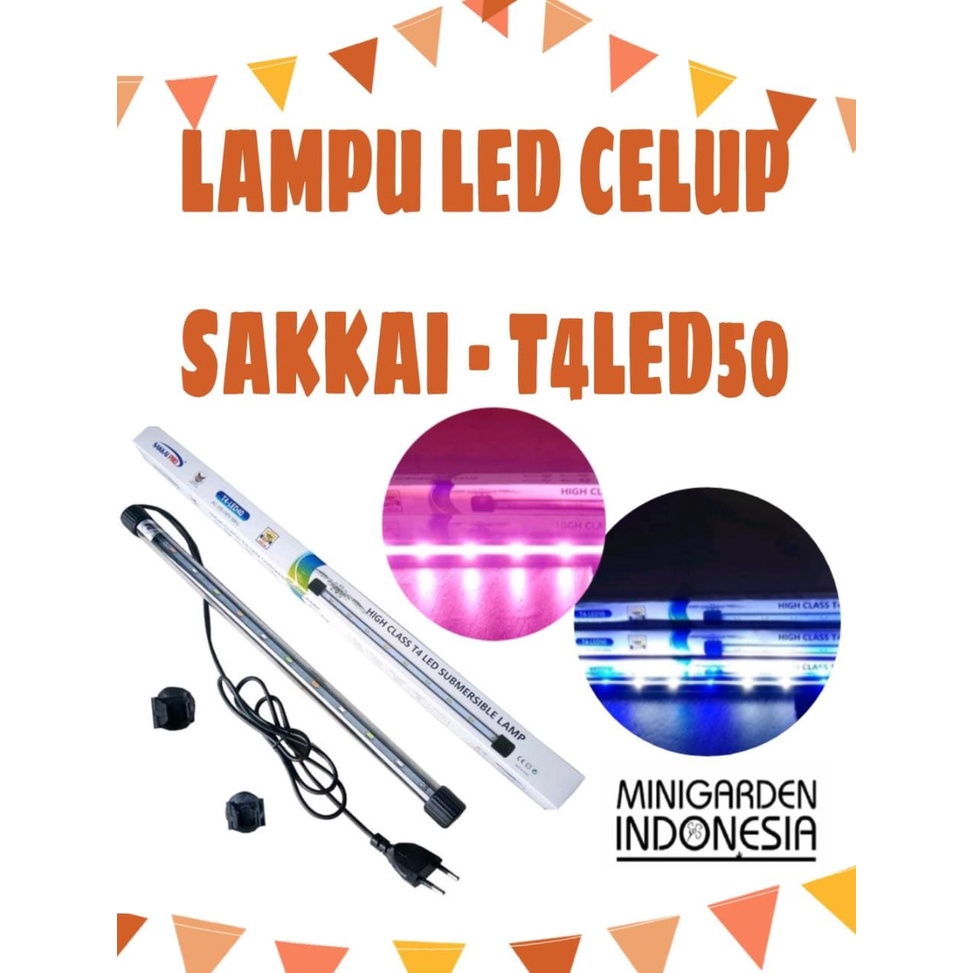 SAKKAI PRO HIGH CLASS T4 LED SUBMERSIBLE LAMP T4-LED50 LAMPU CELUP LED