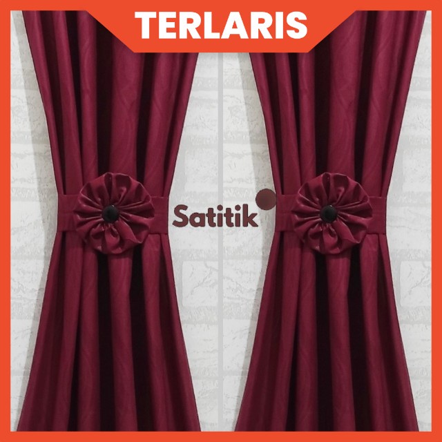 SARAE OFFICIAL - Gorden Minimalis Spiral Katun Gorden Blazer Tirai jemdela SMOKRING TERLARIS COD