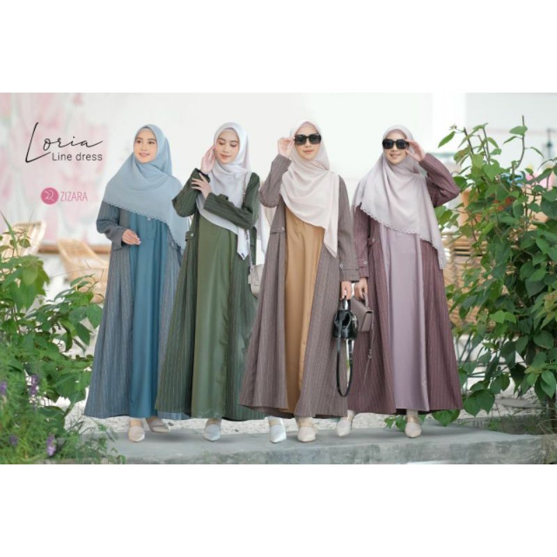 Gamis Zizara - Loria Dress Stripe