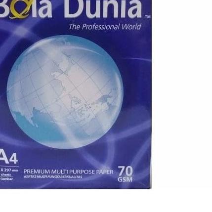 

!!! Kertas Print Fotocopy HVS A4 70 / 80 gr Bola Dunia / Rim - 80 gram