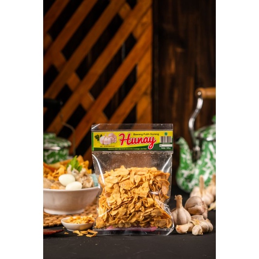 

Bawang Goreng Putih Hunay Plastik 125 gram Asli Probolinggo Berkualitas Tahan lama