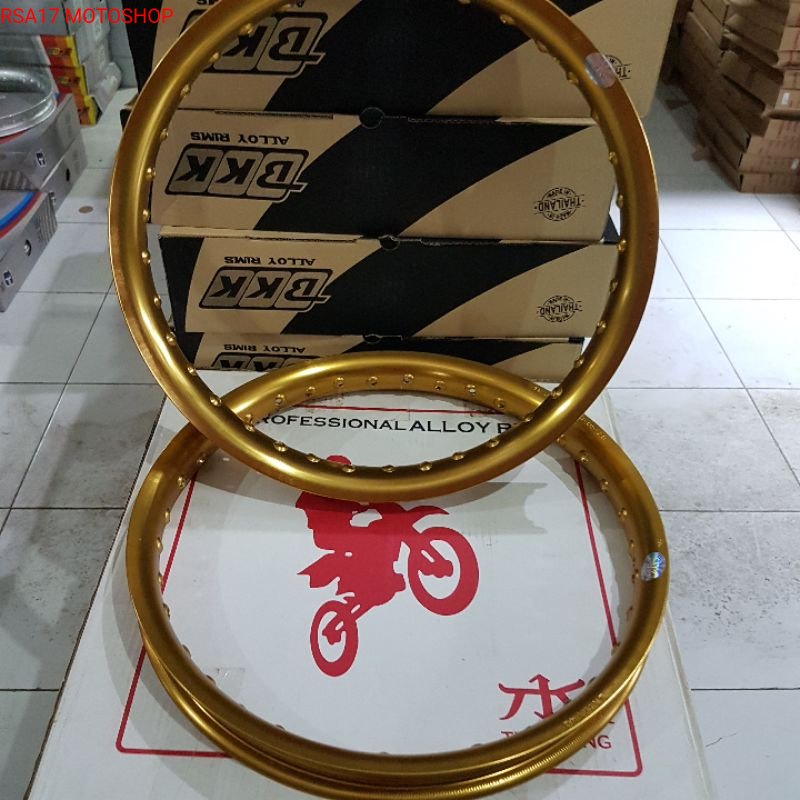 VELG PELK TK JAPAN U SHAPE 140 dan 160 Ring 17 Gold dan Brown