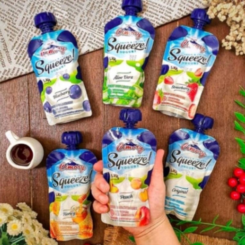 Cimory Squeeze Yogurt 120ml/komplit varian