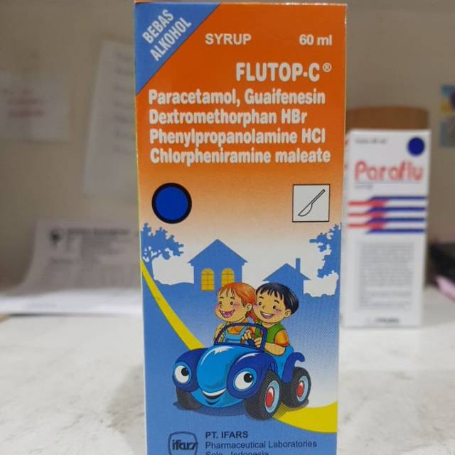 Flutop C obat Flu Batuk Pilek demam anak dewasa