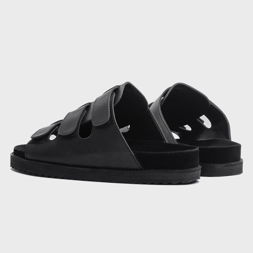 CHAMBER FULL BLACK |ManNeedMe x GFLAMES| Sandal Jepit Pria Casual Sendal Slide ORIGINAL